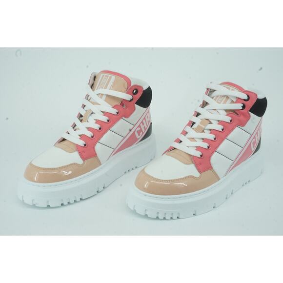 Christian Dior D Player Leather High Top Sneakers SZ 36 Trainer $2314 Basketball - Picture 10 of 12